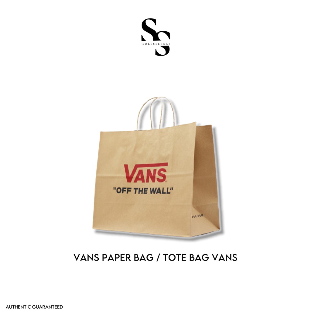 

Paper Bag Coklat Polos Vans Original 100% Paperbag Vans Coklat Original