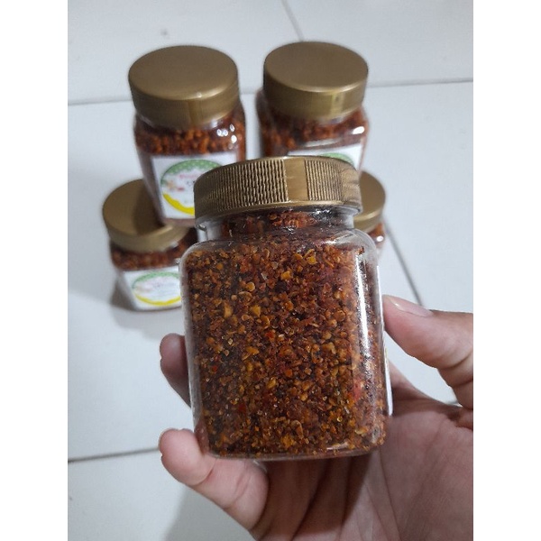 

Sambal terasi kering home made pedas, gurih & nagih