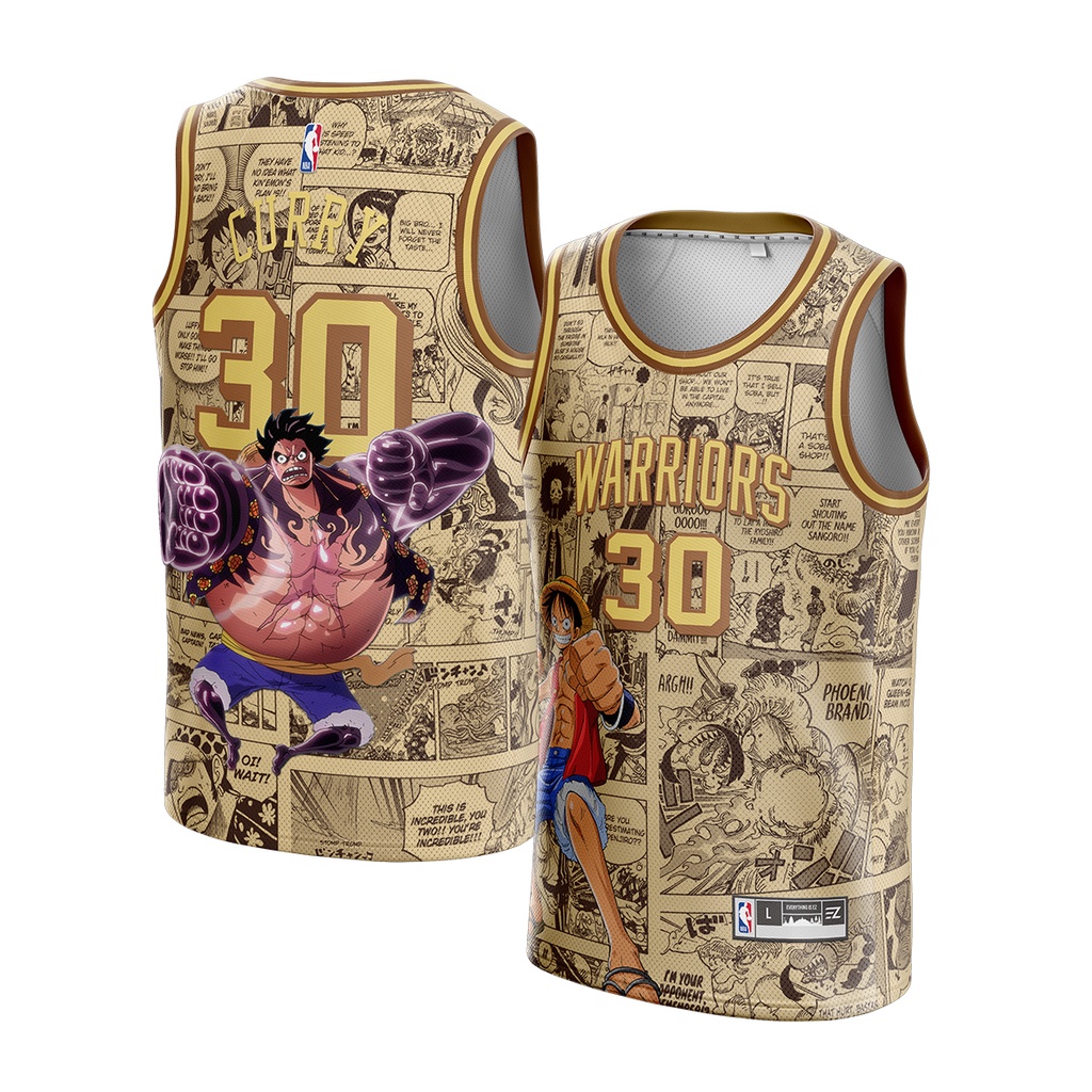 Jual Jersey Stephen Curry GSW Warriors #30 CUSTOM COKLAT ANIME ONE PIECE  LUFFY Swingman Bola Basket NBA Baju Kaos T-Shirt Tshirt Atasan Costum  Kostum Chicago Bulls Classic | Shopee Indonesia