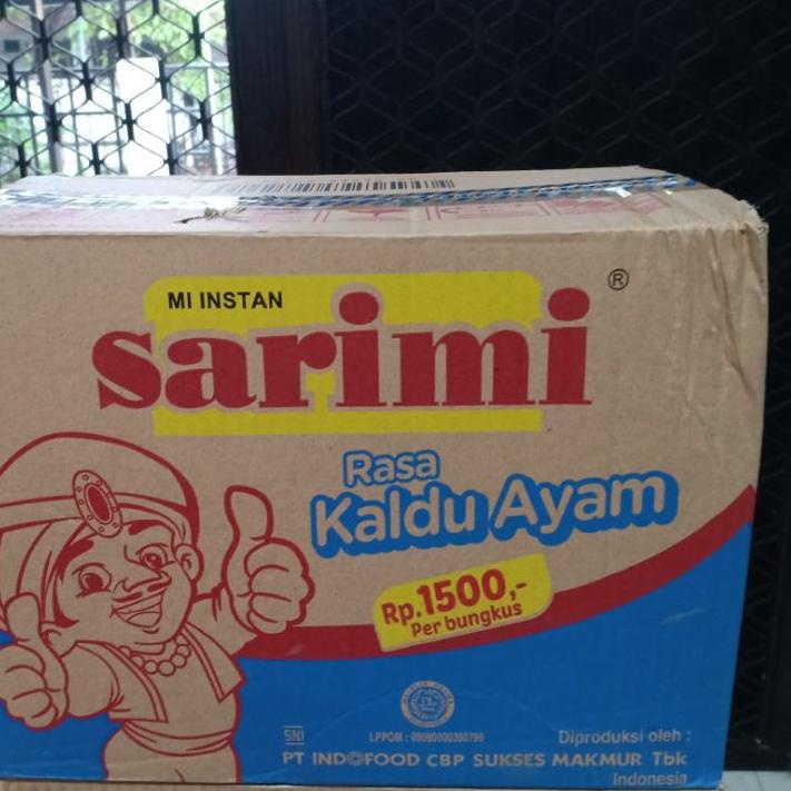 

☻ Sarimi Kaldu Ayam 1ctn isi 40pcs | Mie Instan Sarimi | Mie Kuah ➦