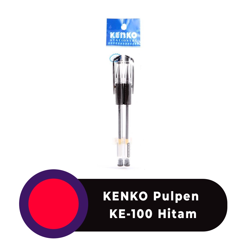 

KENKO Pulpen KE-100 Hitam 2 PCS