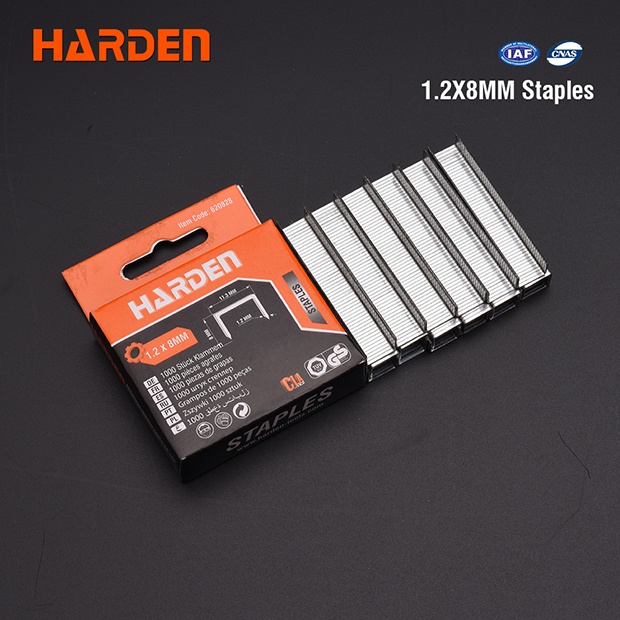 

Refill Isi Stapler Tipe 140 ukuran 1.2x8x11.3mm / 1000pcs Staples HARDEN
