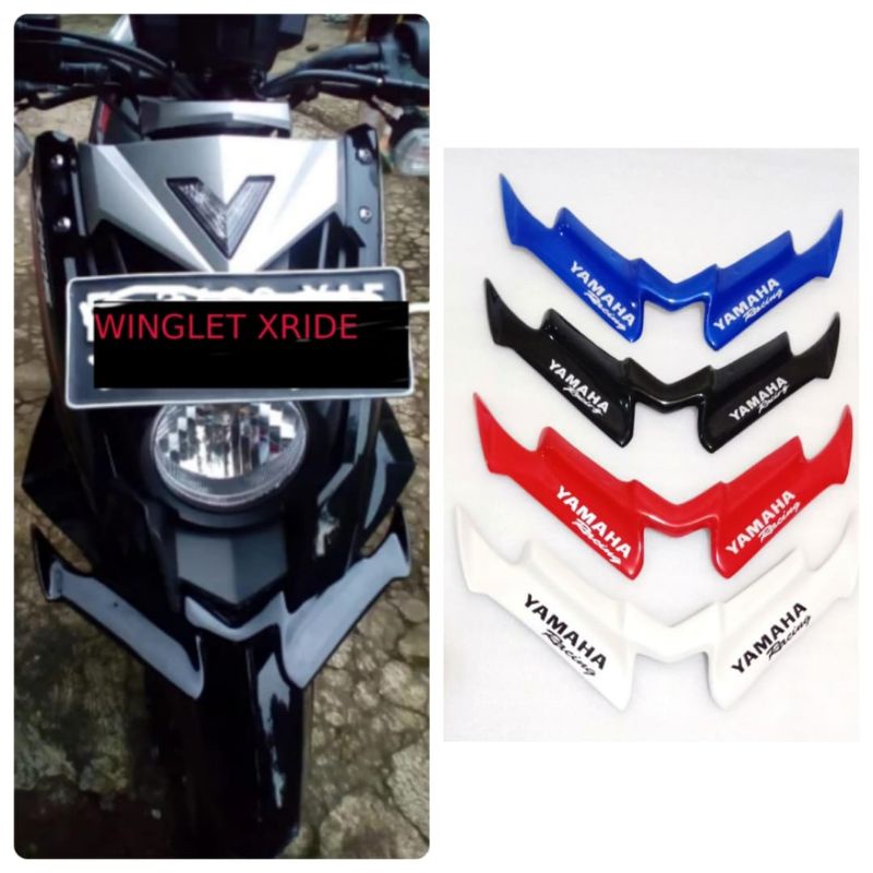 Winglet Yamaha xride aksesoris winglet