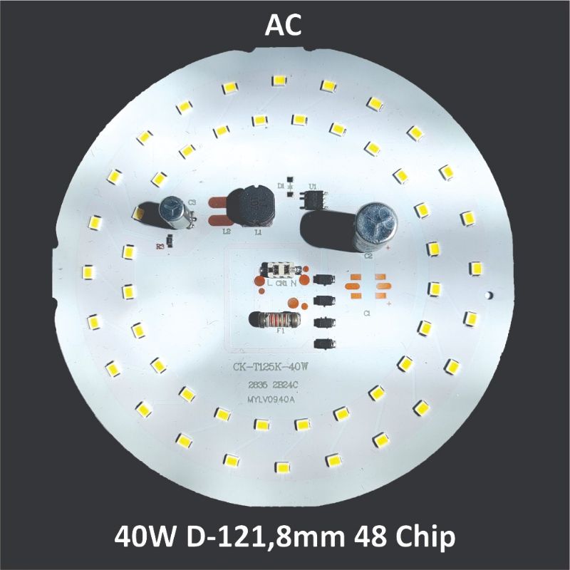 Mesin lampu led 40 watt AC