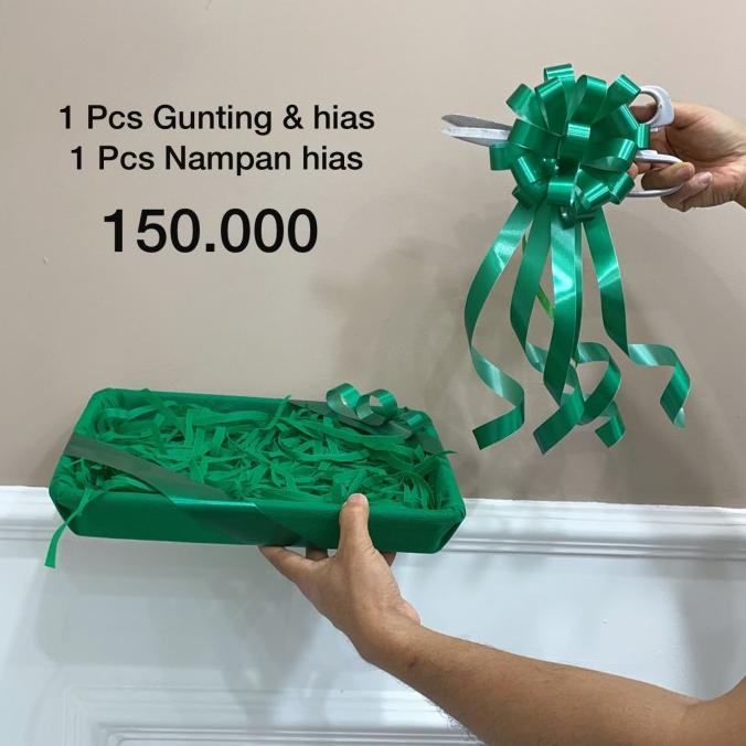 

Pita Gunting Peresmian & Gunting serta Nampan hias Murah