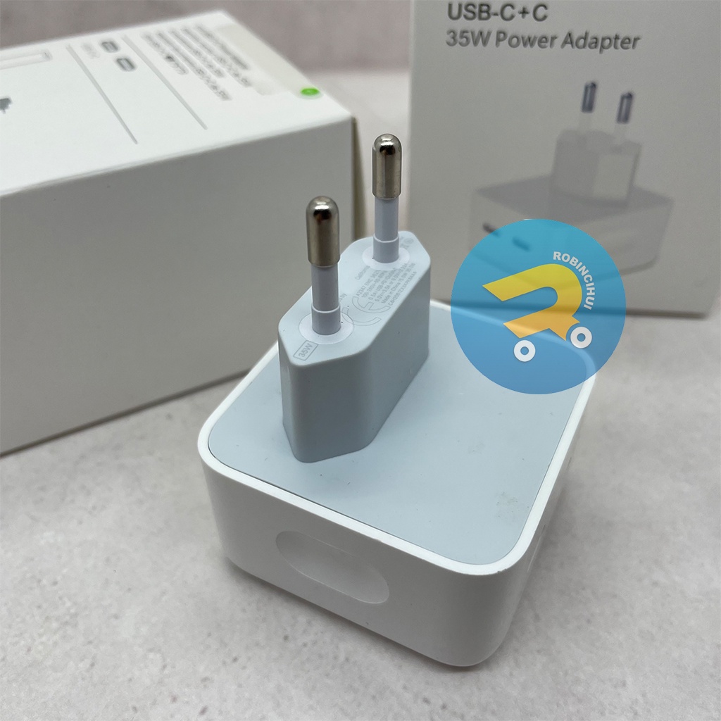 ADAPTOR IPH 35 Watt FAST CHARGING Dual USB C / CHARGER IPH - Adapter Iph- Batok Iph - Kepala Iph - kepala Charger Iph - Kepala Casan Iph