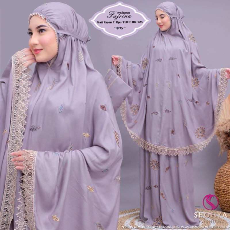 Mukena fajrina ori shofiya / mukena dewasa ori shofiya / mukena rayon ori shofiya