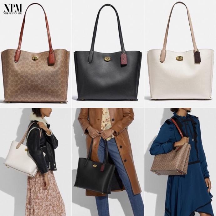 Coach 0691 0689 Willow Tote Bag - Original 100% Augustylife