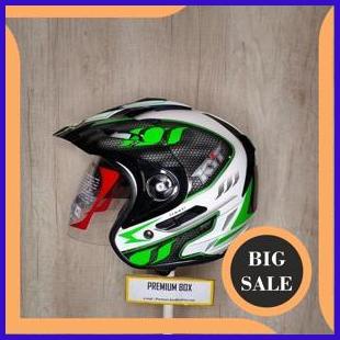 parts KYT VENOM RR 2 #3 WHITE GREEN FLUO 140ZZ3