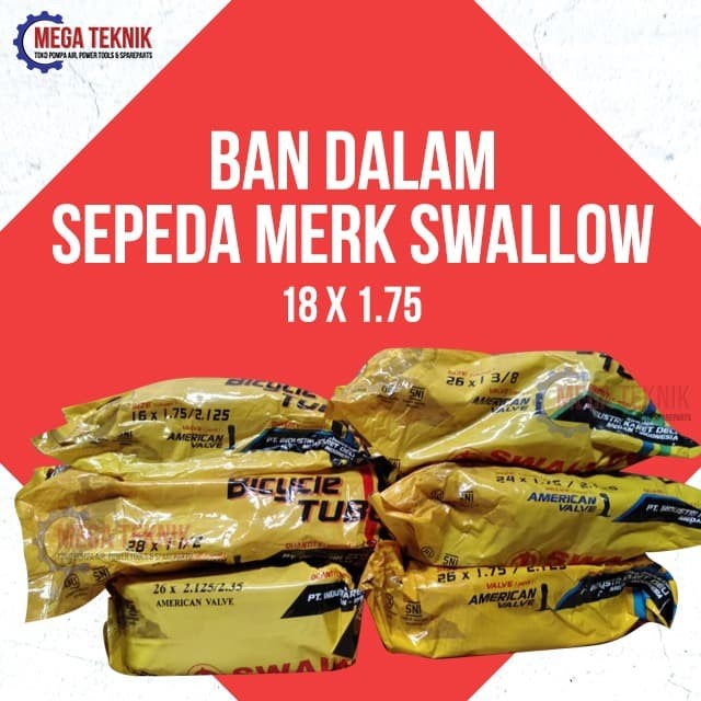 :::::::] Ban Dalam Sepeda Swallow 18 x 1.75