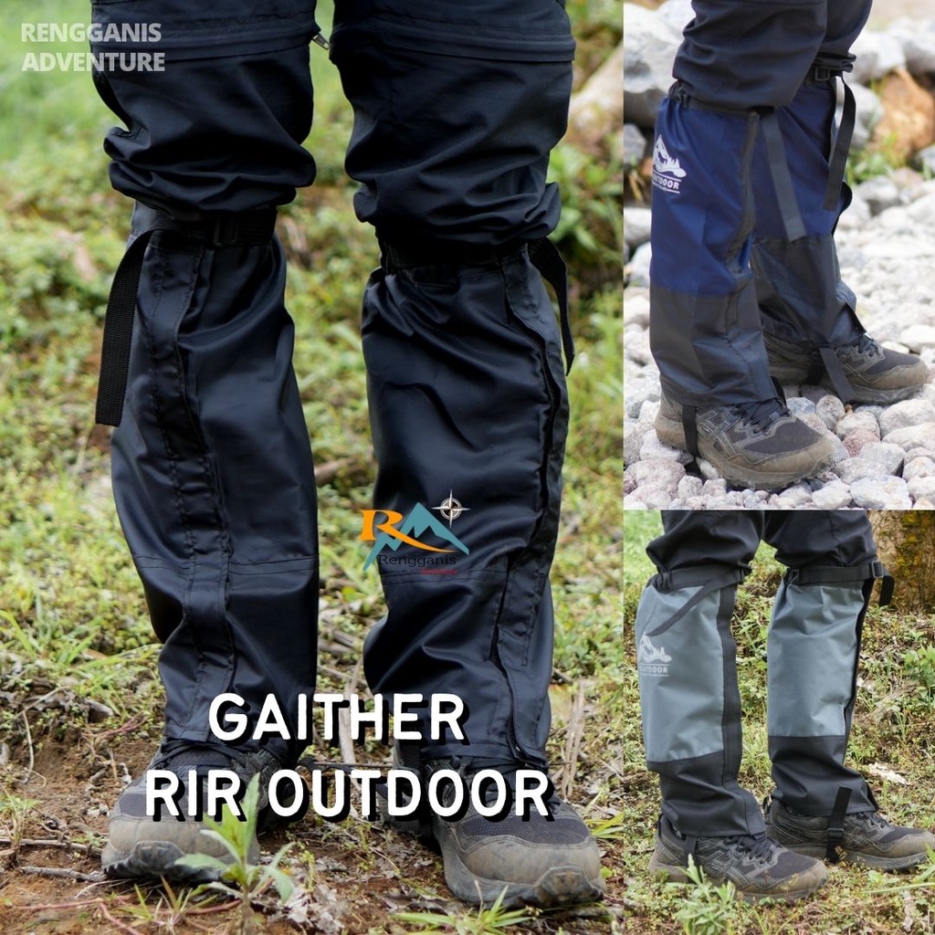 Gaiter Pelindung Kaki Gaiters Gaither RIR OUTDOOR Hiking Geiter