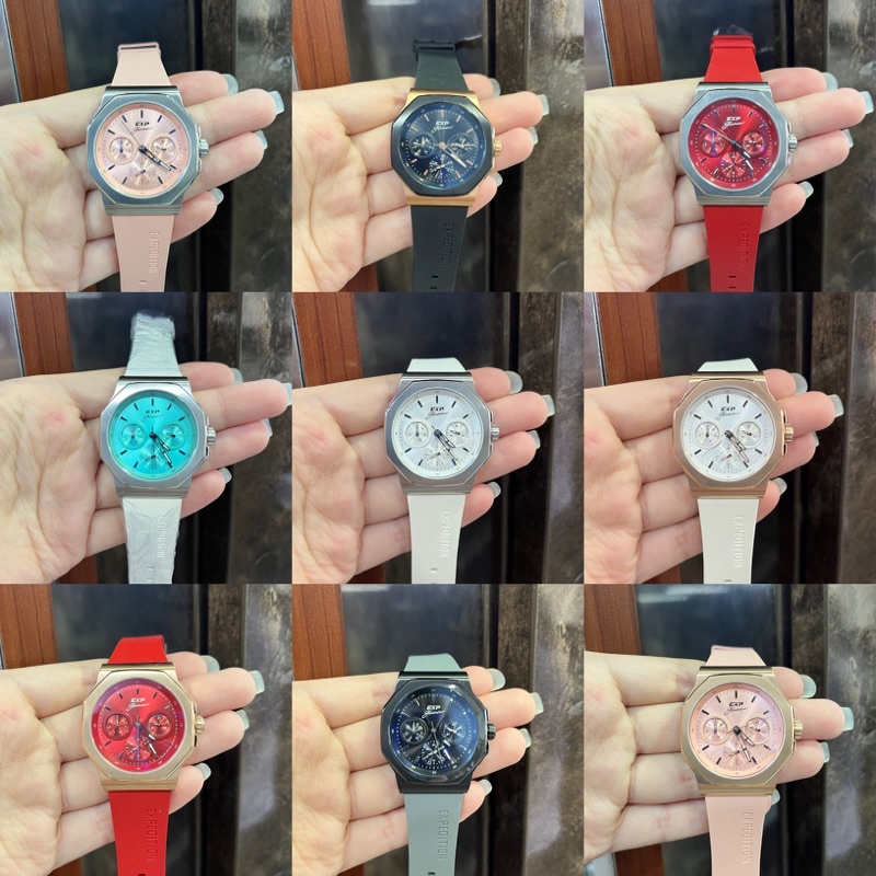 JAM TANGAN WANITA EXPEDITION RUBBER E6816 E 6816