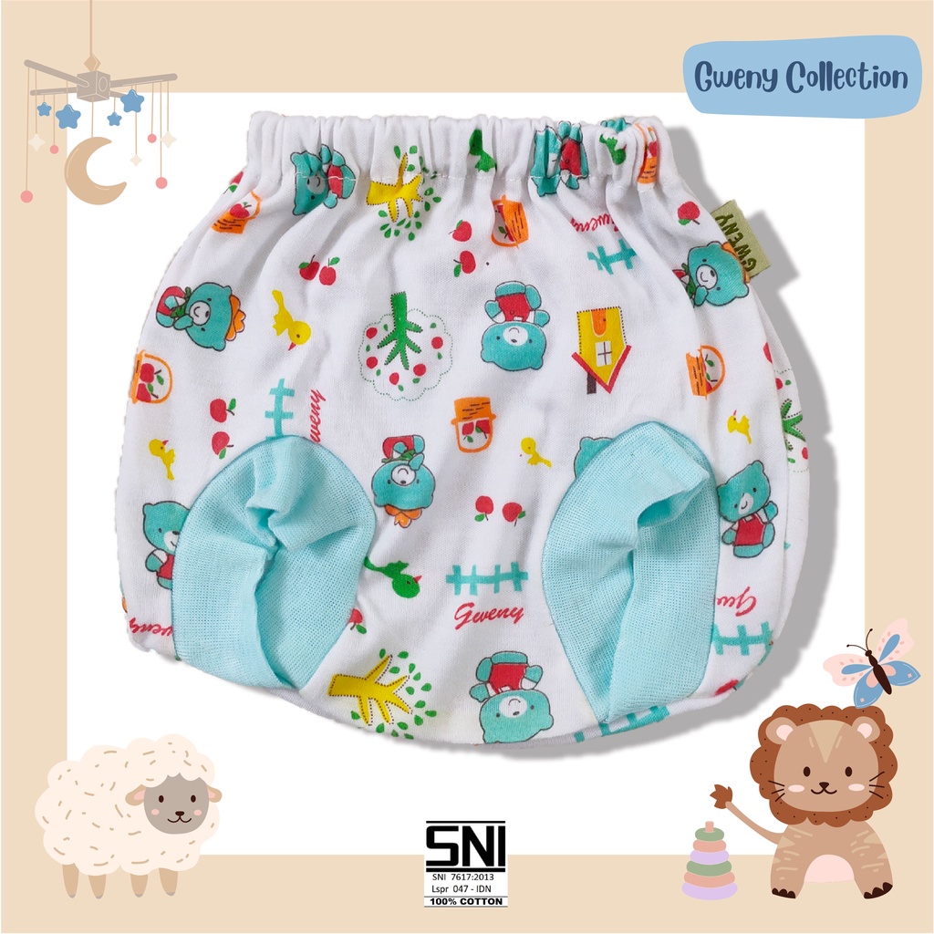 Celana Kacamata Bayi / Celana Kacamata Anak Motif Homey Bear Gweny