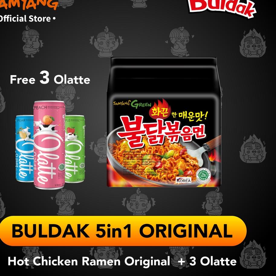 

♦ 5 in 1 Samyang Original + 3 Olatte ♔