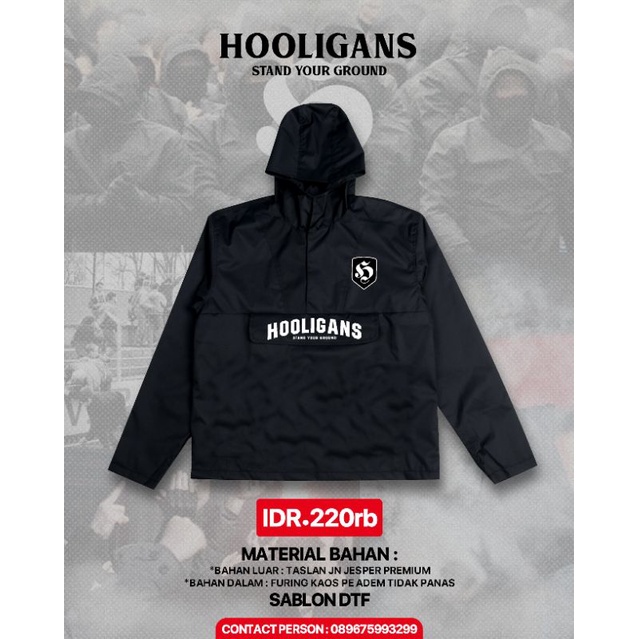 Cagoule Hooligans | kaos suporter | Hooligans | Ultras | Casuals