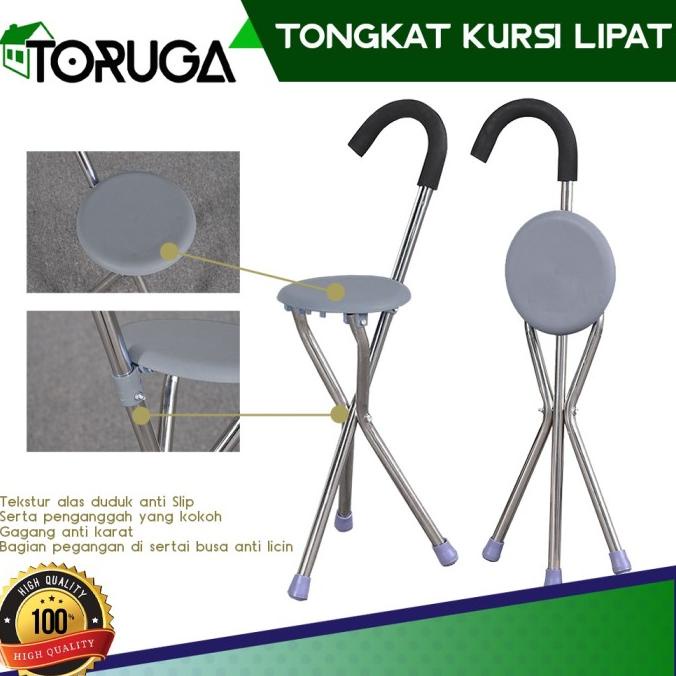 -| Tongkat Duduk / Tongkat Jalan Dudukan / Tongkat Bantu Jalan / Alat