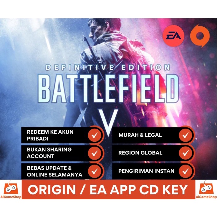 Battlefield 5 Definitive Edition Original PC Games Origin / EA App