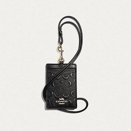 

C0Ach Signature Id Tag Embossed Black - Original Guarantee 100% Star Seller