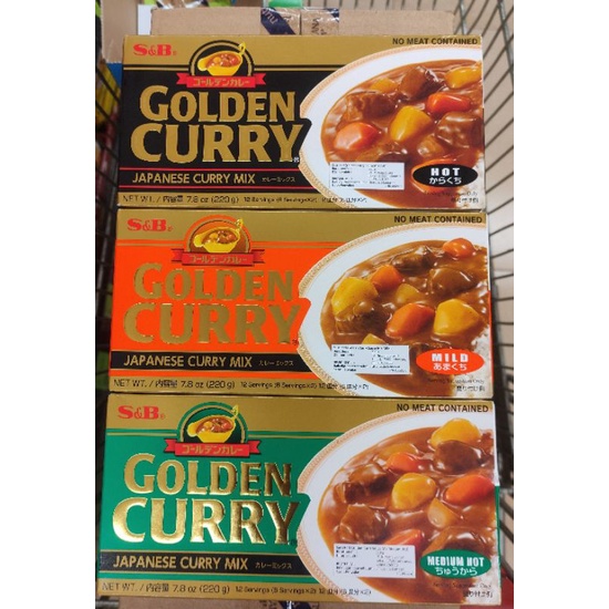 

GOLDEN CURRY JAPPANESE CURRY S&B 220gr