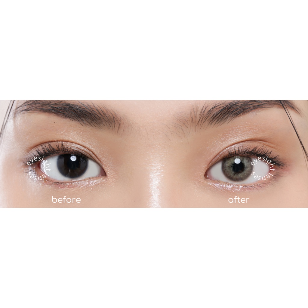 EYESIGHT LENSES Softlens Kitty Kawaii Mini Ava Brown (2pcs/sepasang)