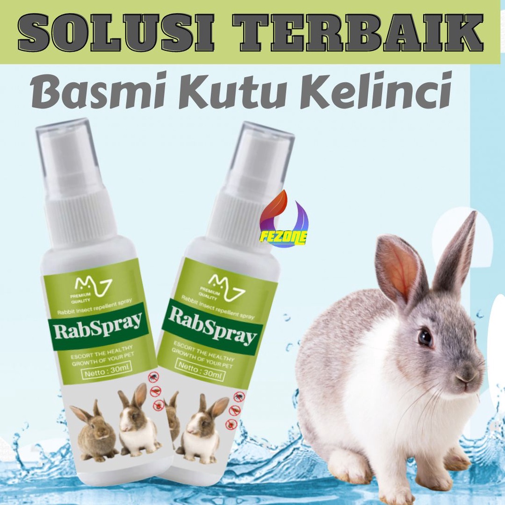 Spray Anti Kutu Efektif untuk Perlindungan Terbaik RabSpray Kelinci Bebas Kutu FEZONE