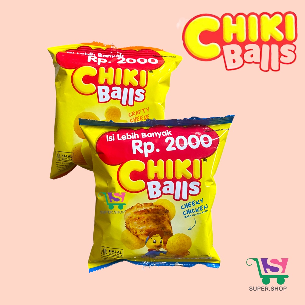 Chiki Balls Rasa Ayam / Keju / Cokelat 16 Gram