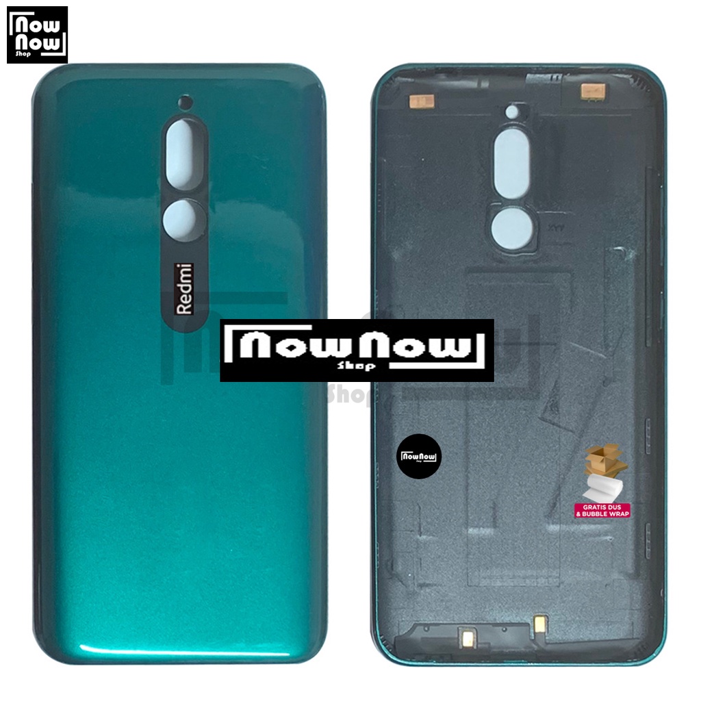 Backdoor Tutup Belakang Baterai Xiaomi Redmi 8 M1908C3IC MZB8255IN M1908C3IG M1908C3IH Backcover Back Casing Housing Cover Belakang Back Case Panel Replacement