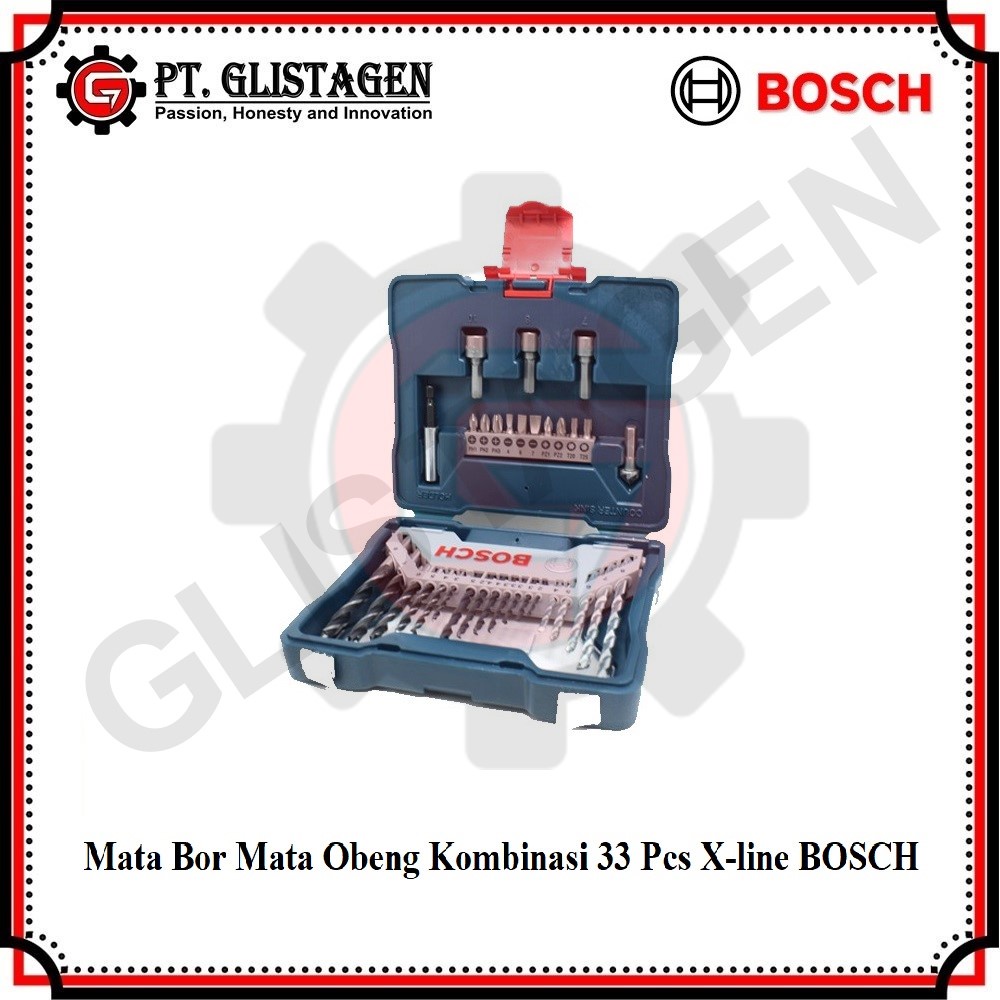 Bosch Mata Bor Obeng Kombinasi 33 Pcs X-line