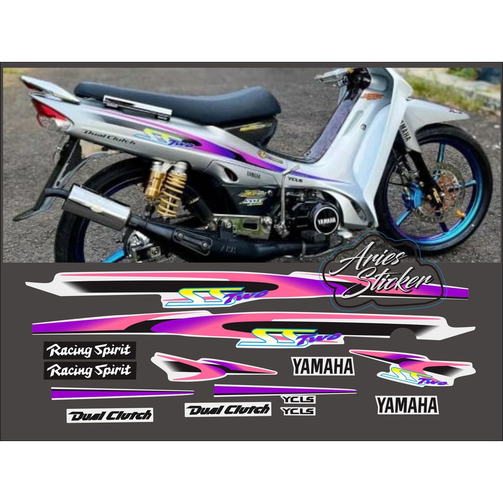 STRIPING STIKER LIS FIZ R SS TWO SILVER 03
