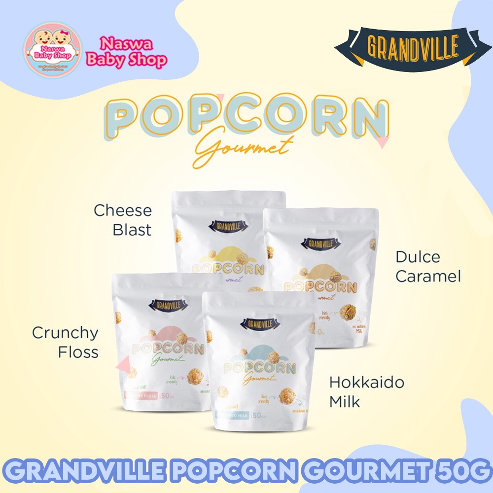 

Grandville Popcorn Gourmet Cemilan Anak Tanpa MSG & Pengawet 50g