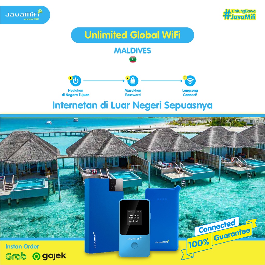 JavaMifi Global Wifi Maldives Unlimted | Sewa Wifi Maldives