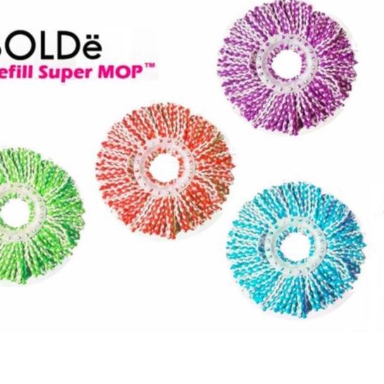 ✽ MICROFIBER KAIN Pel Bolde Refill Super Mop BOLDE Original Kain Bolde Supermop Original Bolde ✩
