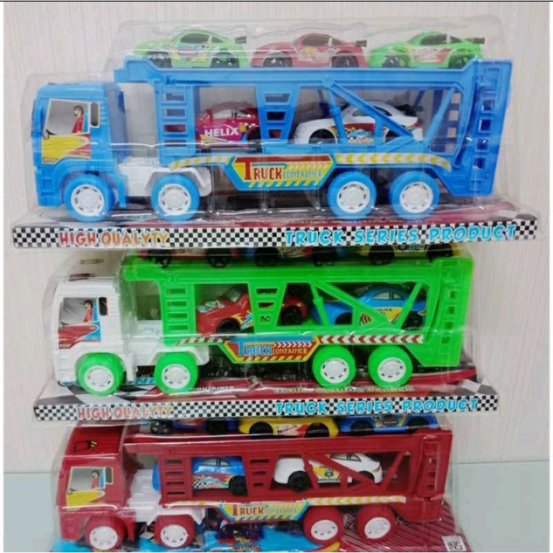 Mainan Mobil Kontainer Mainan Truk Isi Mobil Mainan Truk Mainan mobil