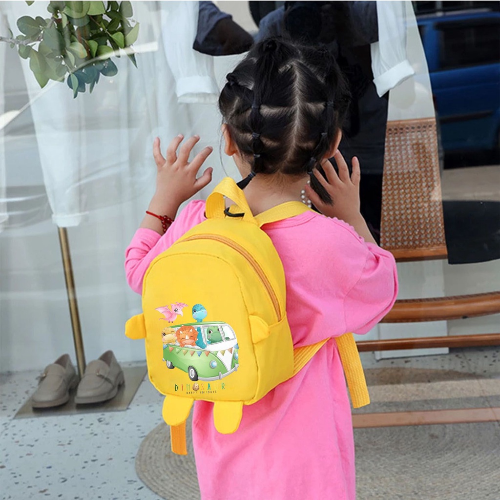 PVJ - Tas Ransel Anak Sekolah karakter Lucu Dino Holiday TK PAUD