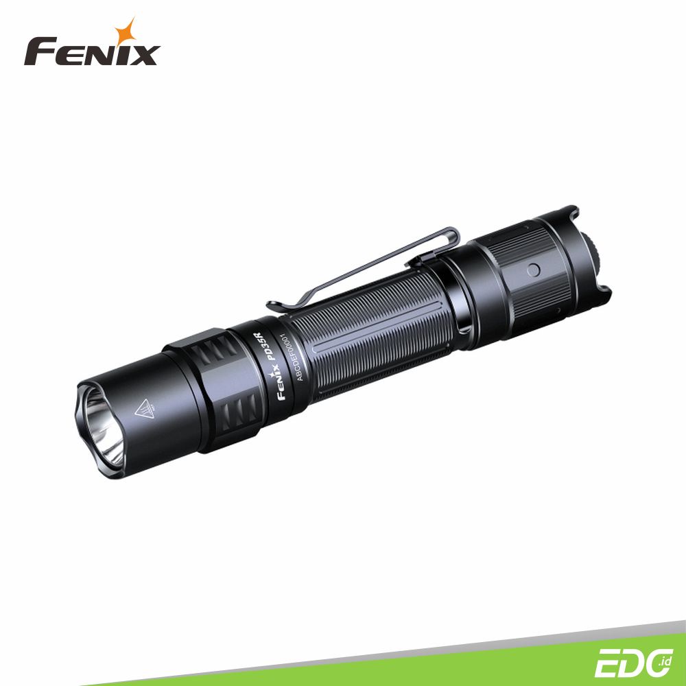 FENIX Senter PD35R 1700lm 353m Tactical Rechargeable Flashlight LED