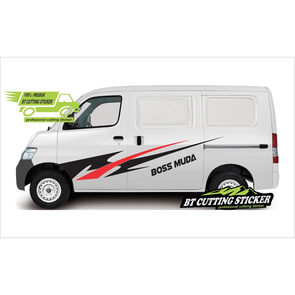 stiker granmax minibus stiker mobil luxio granmax minibus stiker daihatsu luxio stiker variasi mobil