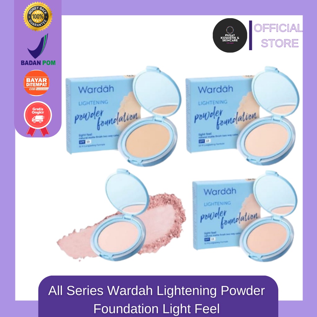 All Series Wardah Lightening Powder Foundation Light Feel
