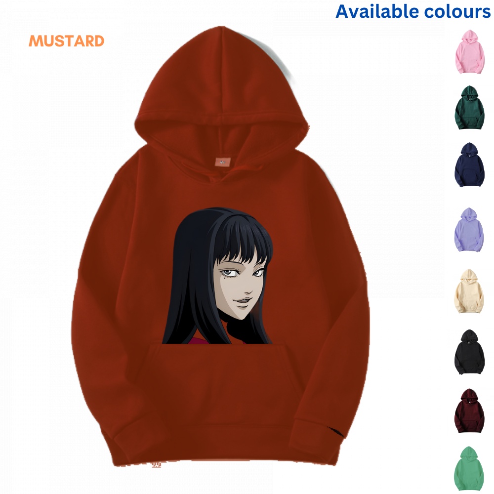 Hoodie Sweater Anak /Sweater Anime JunJi Ito Anak Laki Laki Bahan Fleece laki laki 5 sampai 15 tahun
