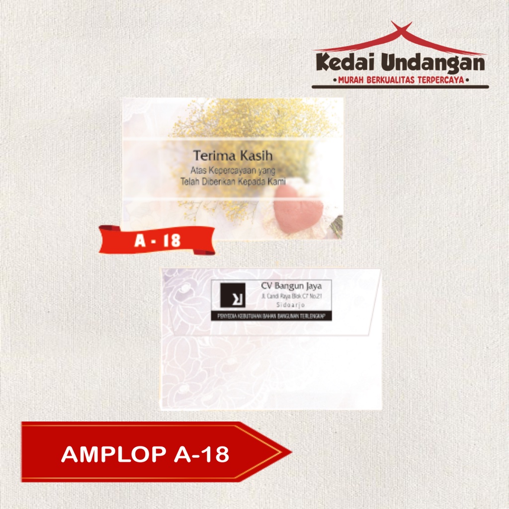 

Amplop Falah Motif A-18 Isi 50 Lembar Tanpa Tulisan