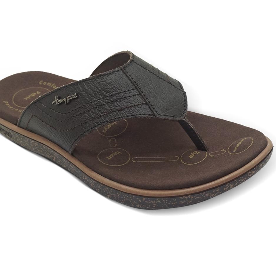 ☄ Homyped Alfapro 01 Sandal Jepit Kulit Terapi Pria ♖