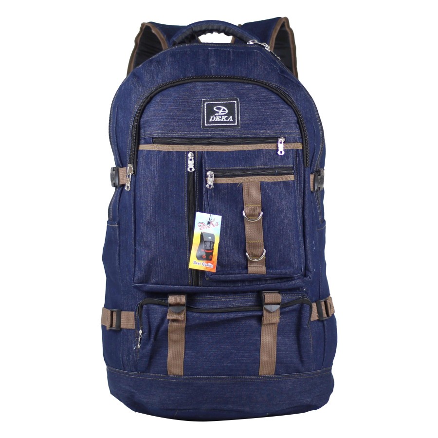 Tas Ransel Gunung Deka Murah Bahan Kanvas Levis Tebal Bacpack Carrier Keren Tas Hiking Cowok Cewek Murah Tas Travelling Camping Keren Harga Termurah Terlaris Berkualitas