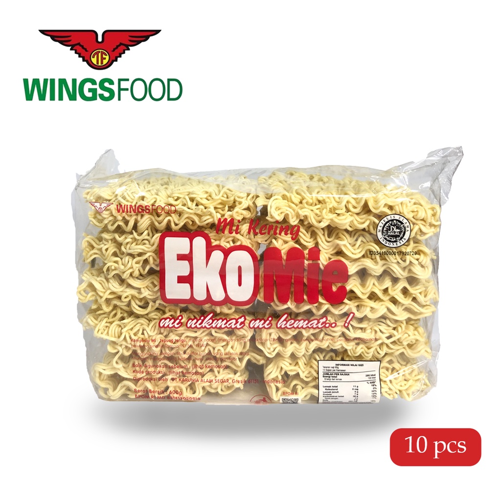 

Mie Kering Eko Mie Isi 10 Keping - 600gr