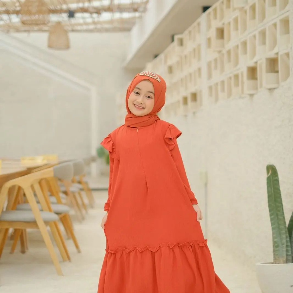 Baju Gamis Anak Perempuan Terbaru 2023 Gamis Anak Perempuan Tanggung  Gamis Anak Model Korea Gamis A
