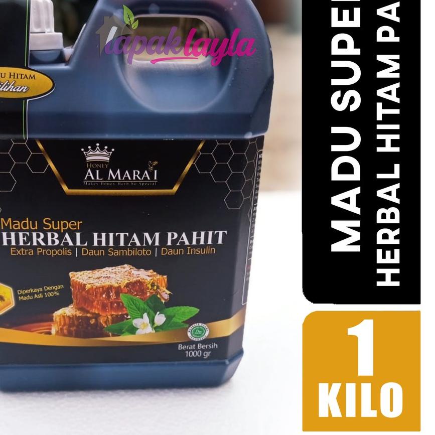 

TERLARIS Madu Super Herbal Hitam Pahit Plus 1 kg 