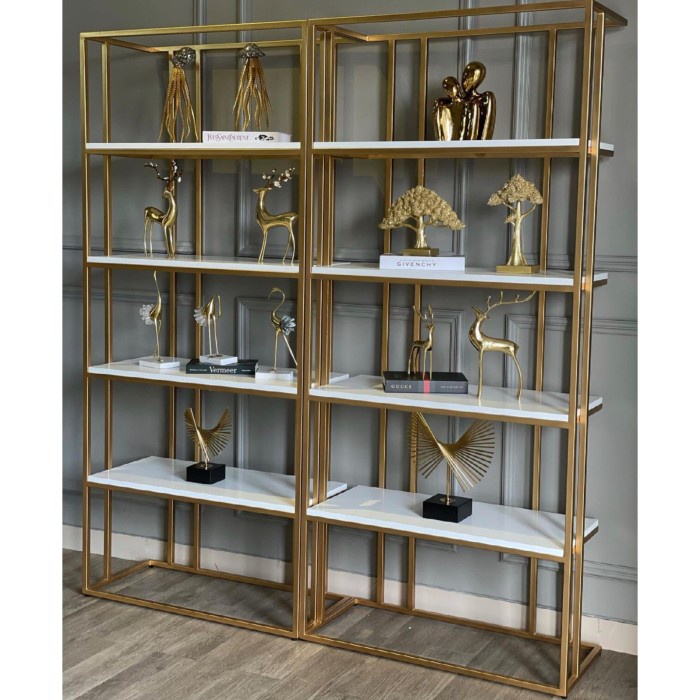 LEMARI RAK INDUSTRIAL MINIMALIS BESI SOLID