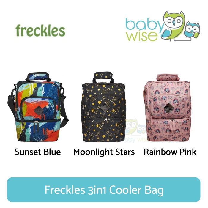 Freckles 3in1 Cooler Bag - Tas Penyimpanan ASI Travel Chiller Insulated