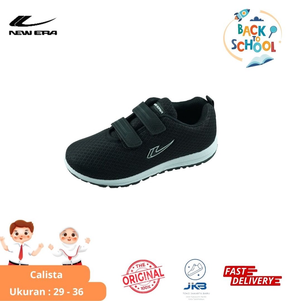 Sepatu Sekolah Anak New Era Calista Original