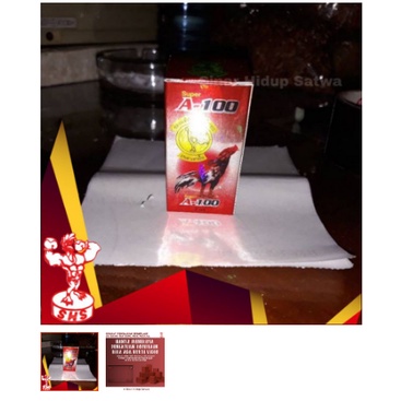 vitamin Ayam penguat otot kaki / A100 ekonomis obat Ayam penguat otot kaki 7ml ori