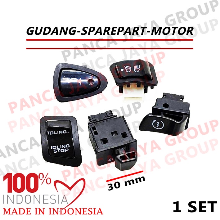 SAKLAR LAMPU TOMBOL SET KLAKSON SEN ON OFF DIMMER STATER STARTER PCX-CBU PCX 150 PCX150 OLD-CBU