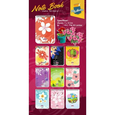 

Promo Notebook Adzdzahabi ukuran 7 x 10 cm